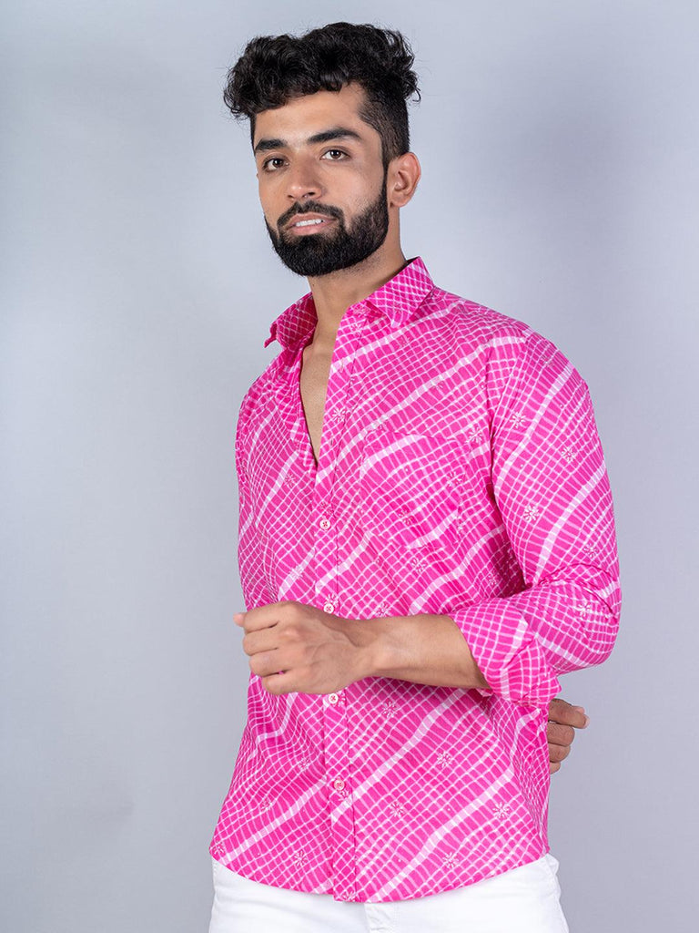 Pink Printed Shirt