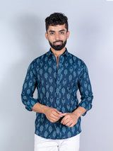 sanganeri printed shirt