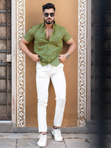 cotton printed shirts for men