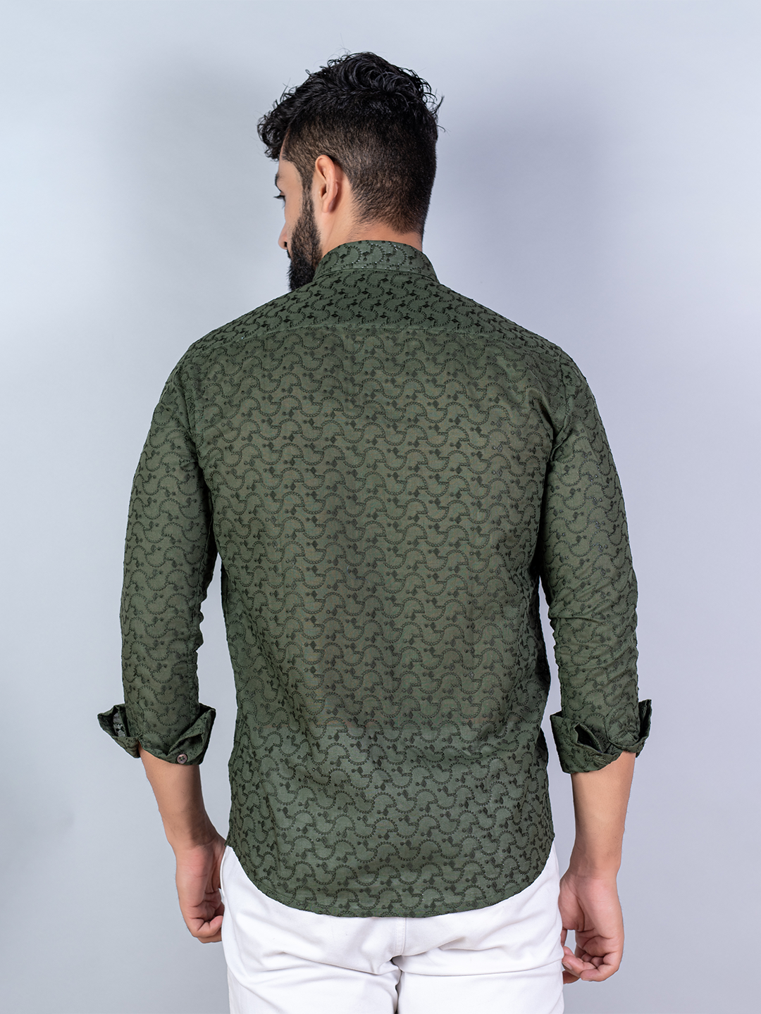 abstract printed shirts