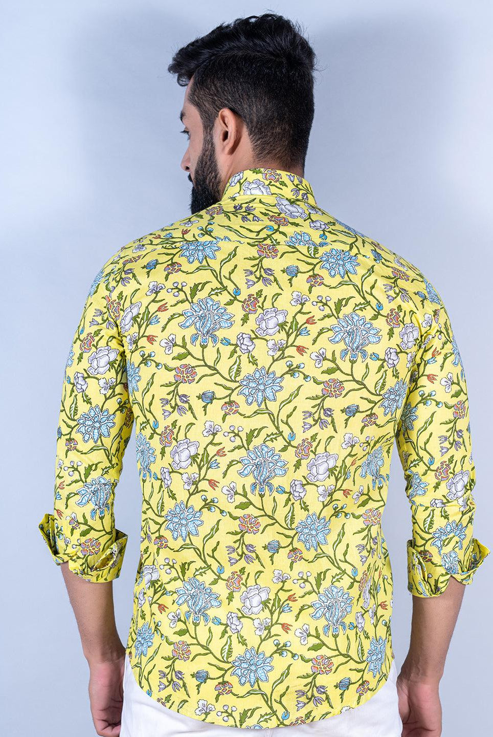 flower printed shirts for men