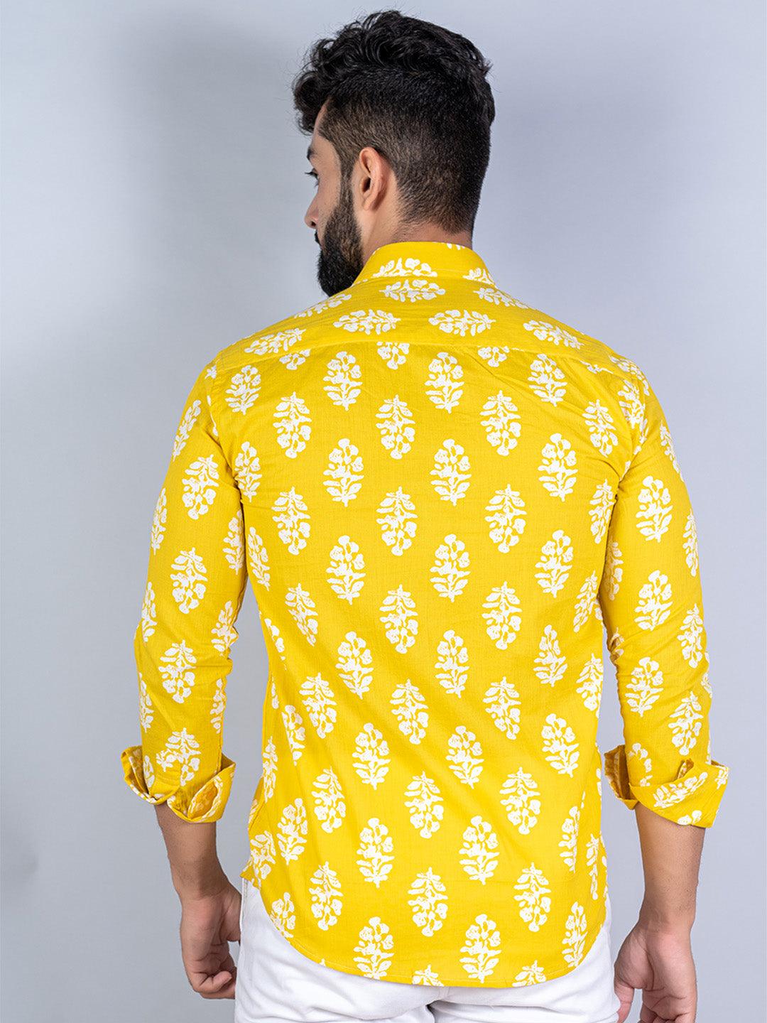 sanganeri printed shirt