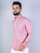 pink printed shirt online 