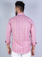 printed pink shirt online