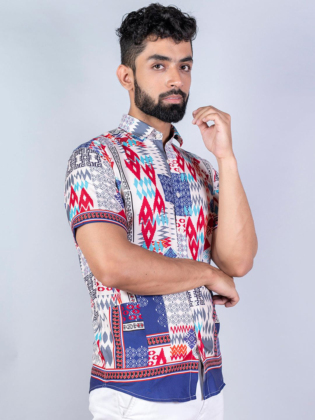 printed cotton shirts for men