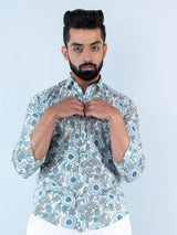 mens printed cotton shirts