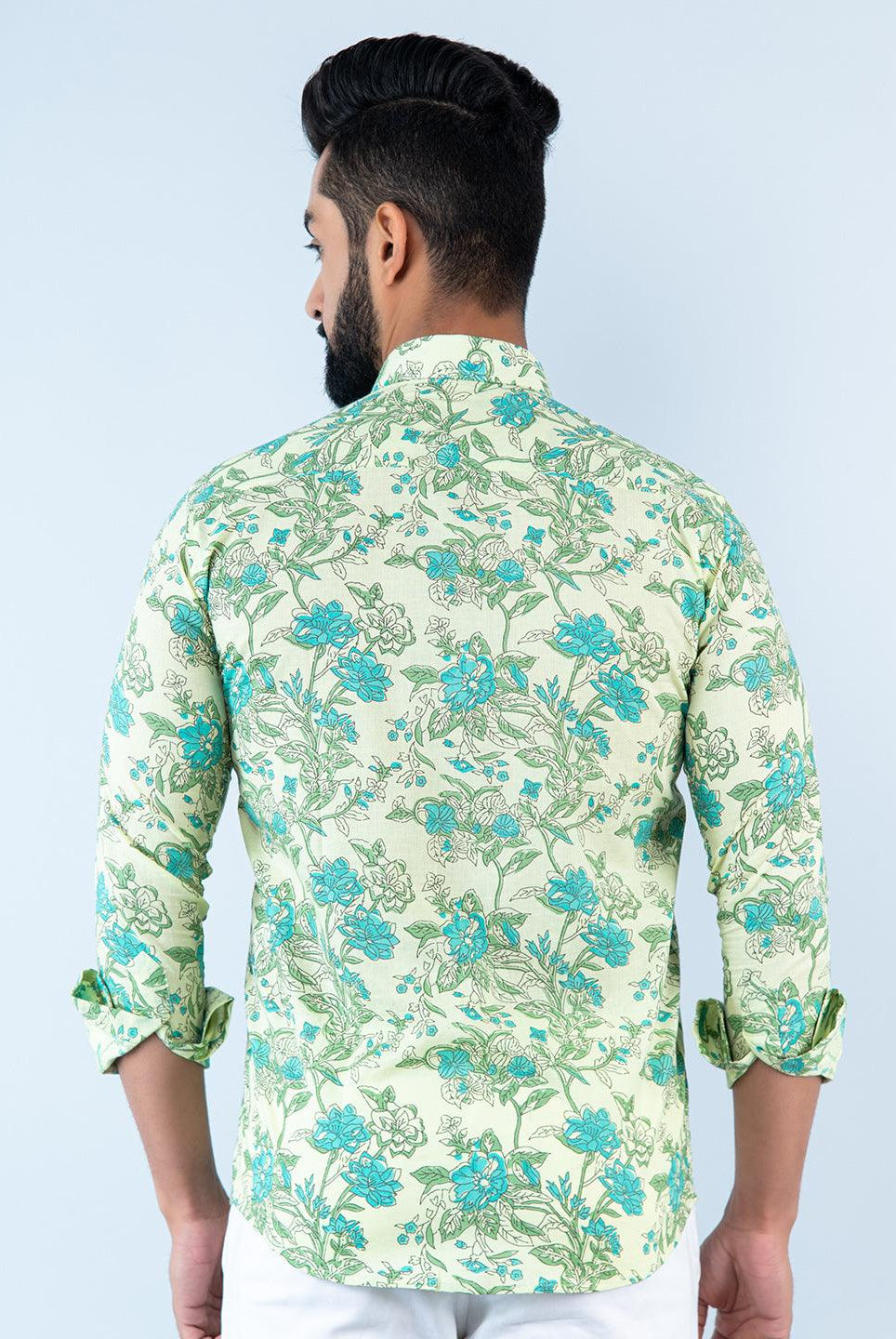 floral printed shirts for men