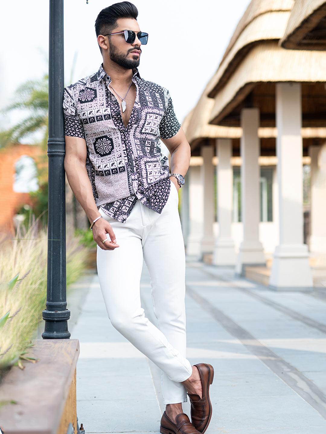 sanganeri printed shirt