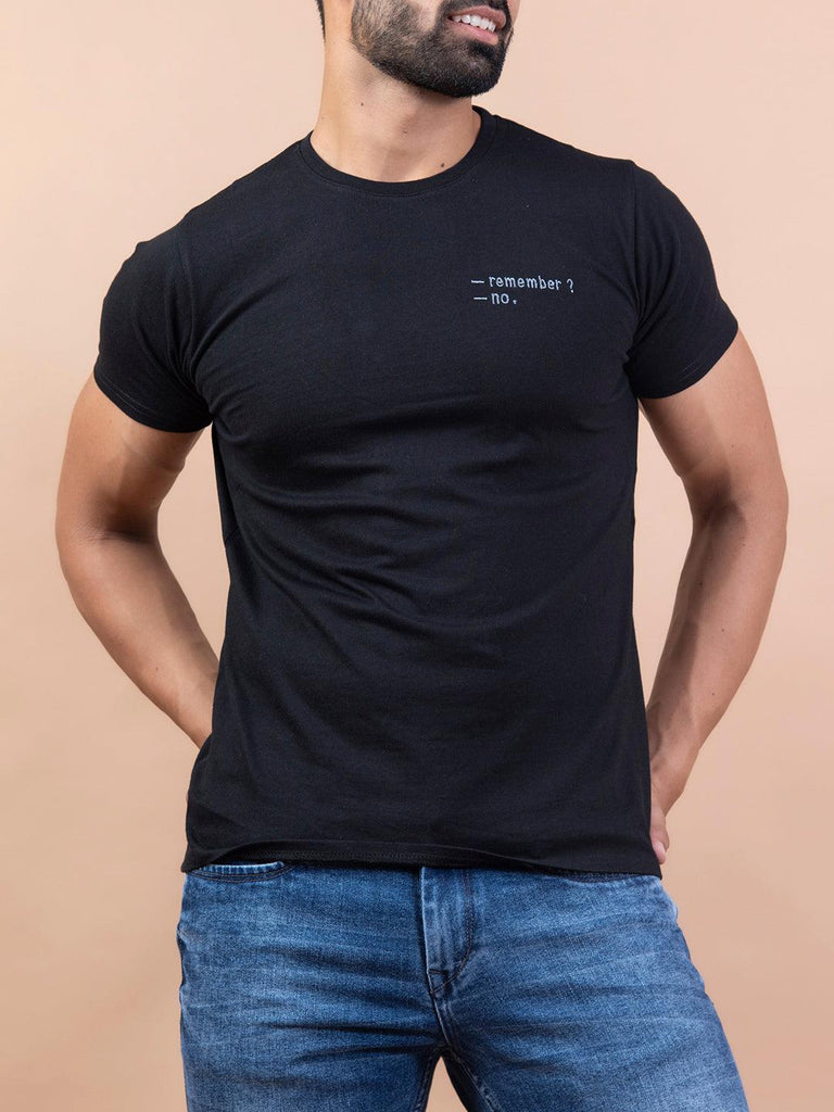 Black Remember Men's T-shirt - Tistabene
