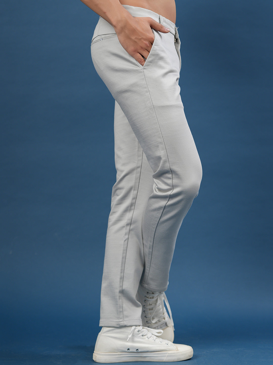 Cream Coloured Straight fit Cotton Pant!! – Royskart