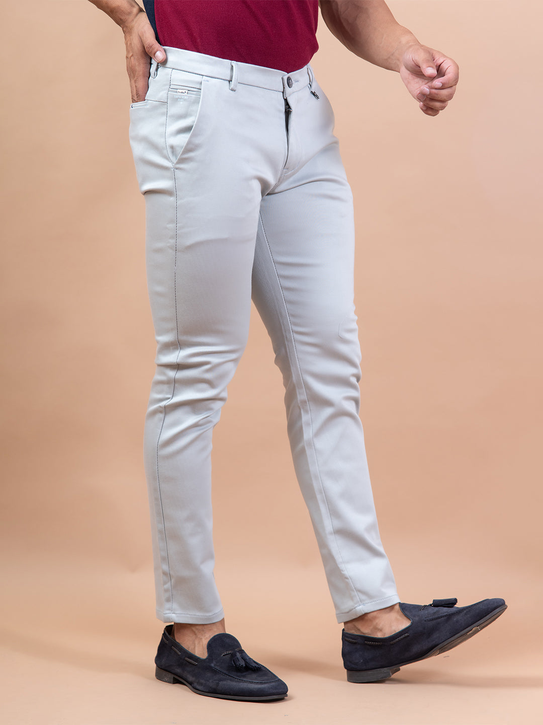 Buy DUNT:-Women's Cotton Pants Cream Online In India At Discounted Prices