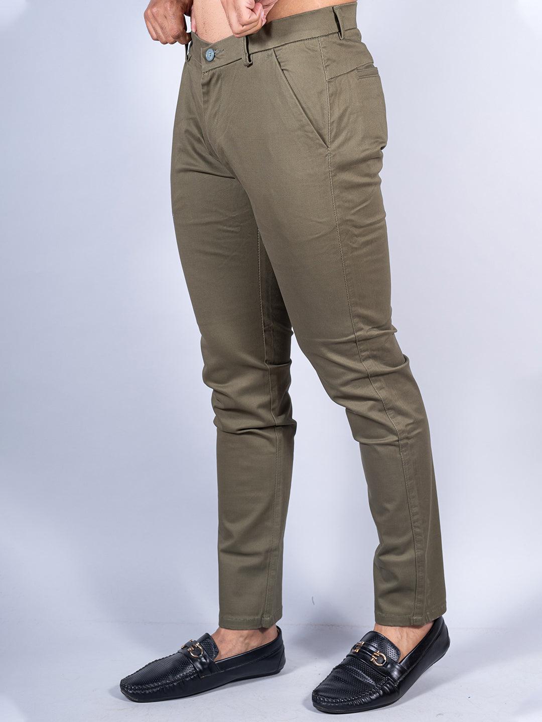 Shop Nike SB El Chino Cotton Pants (oil green) online | skatedeluxe