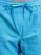 Solid Teal Blue Shorts - Tistabene