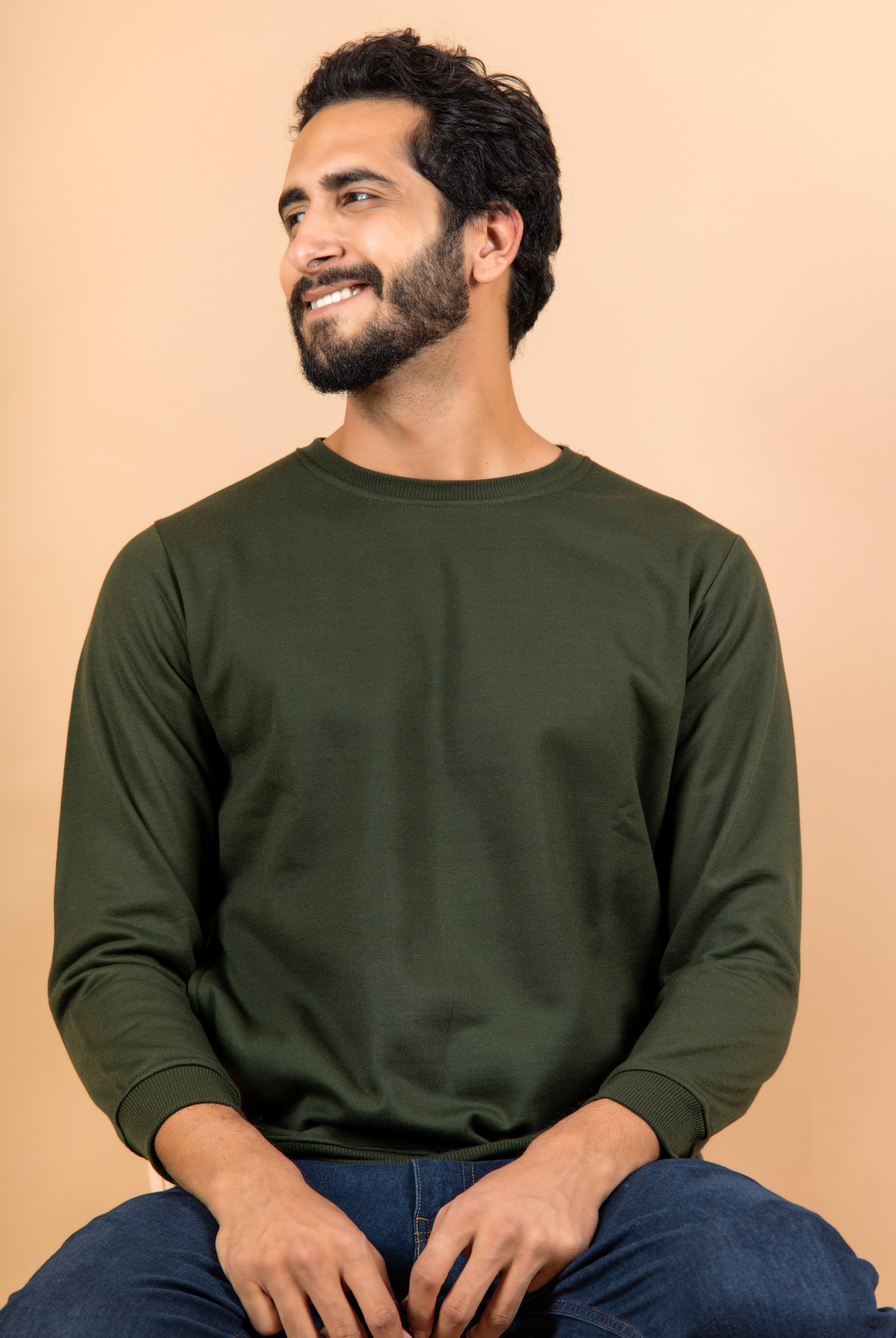 Olive Green Sweater - Tistabene