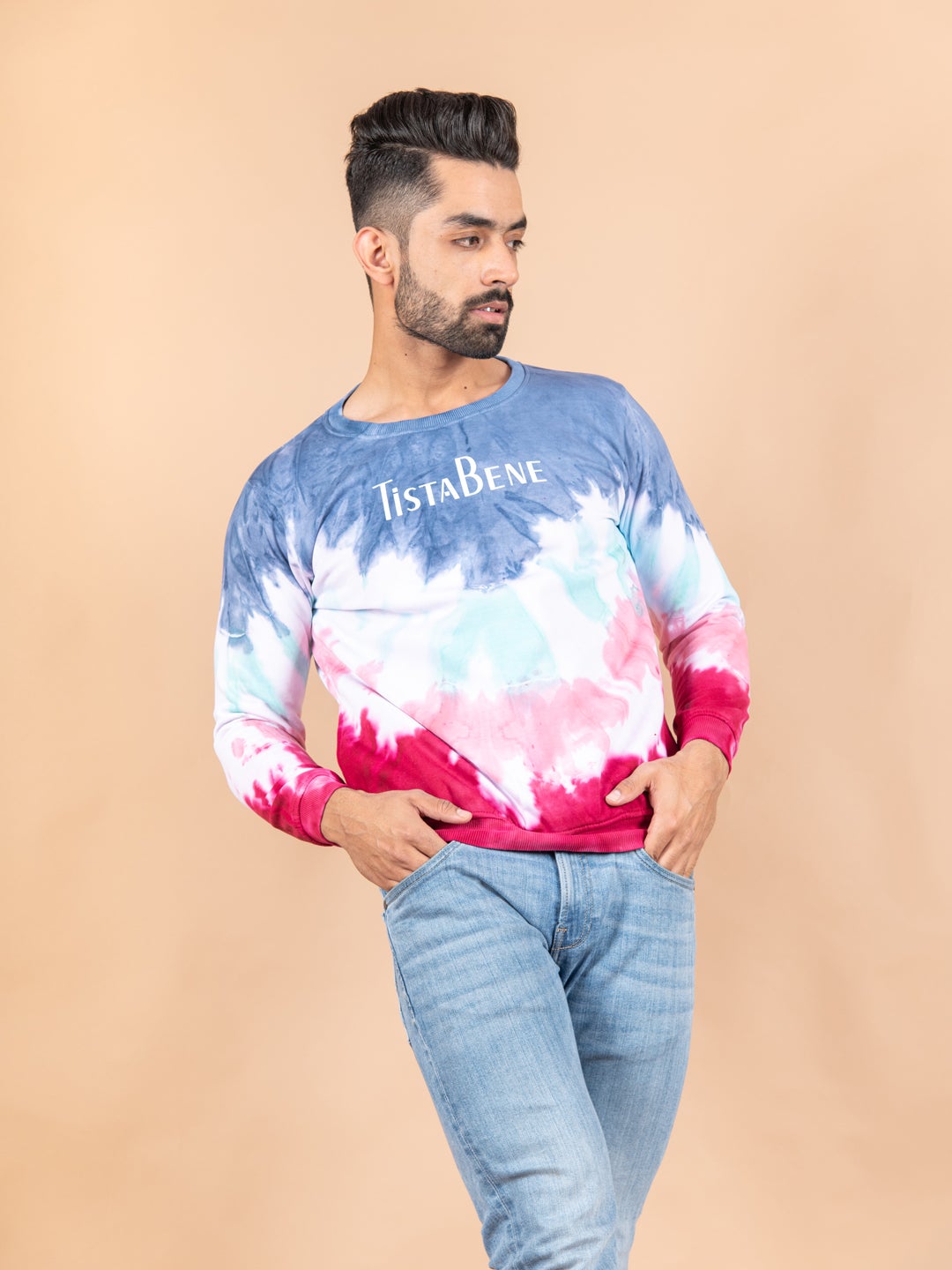 Tistabene Printed Tie and Dye Sweater For Women