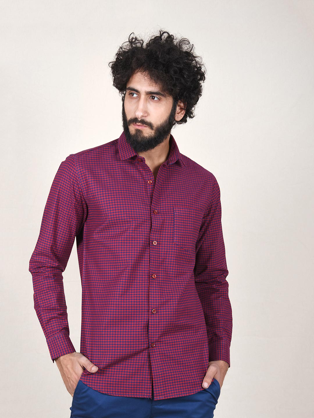 check shirt for men