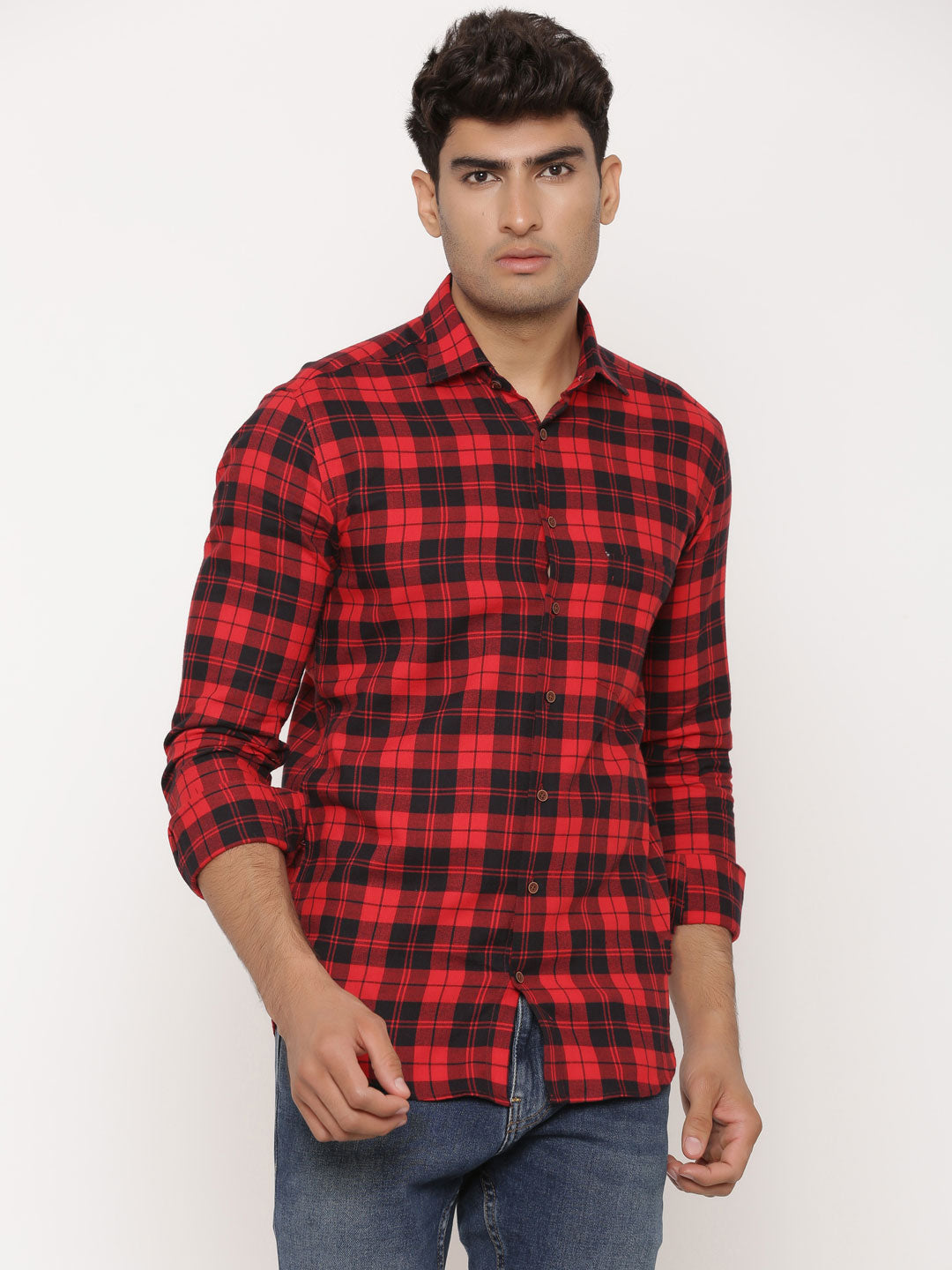 Red Flannel Check Shirt