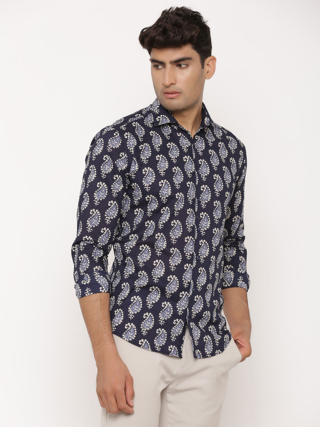 block printed shirts
