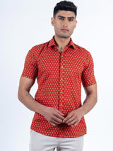 mens printed cotton shirts