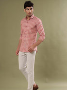  Pink Check Shirt