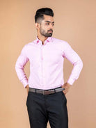 Pink and white thin stripes shirt - Tistabene