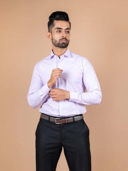 Violet Solid Shirt